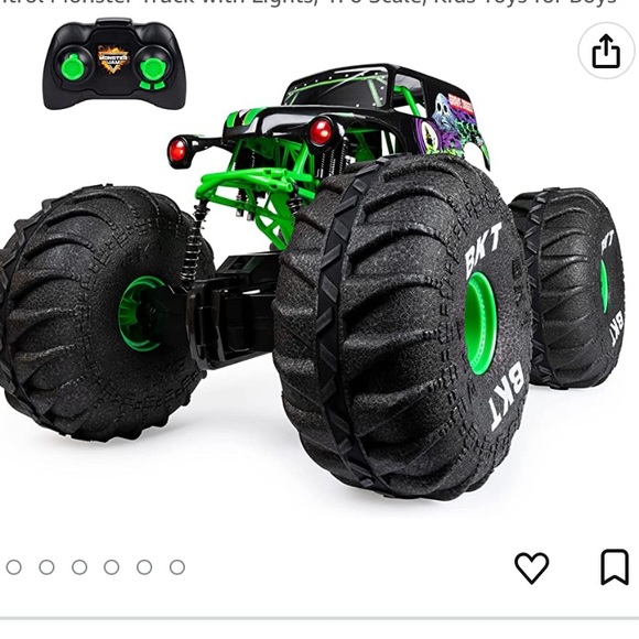OFFICIAL MEGA gravedigger all terrain RC monster truck with lights BRAN NEW!!! - Picture 2 of 7